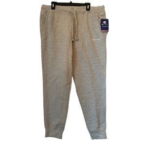 Champion Light Gray Drawstring Waist Sweatpants